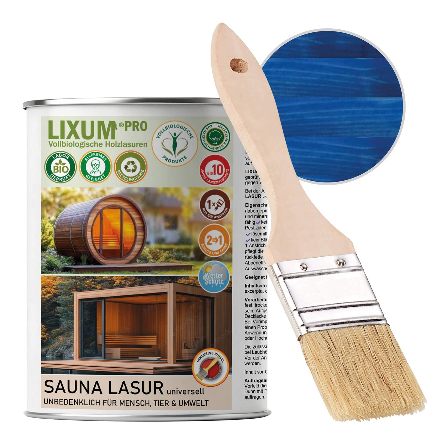 LIXUM PRO - SAUNA LASUR universell