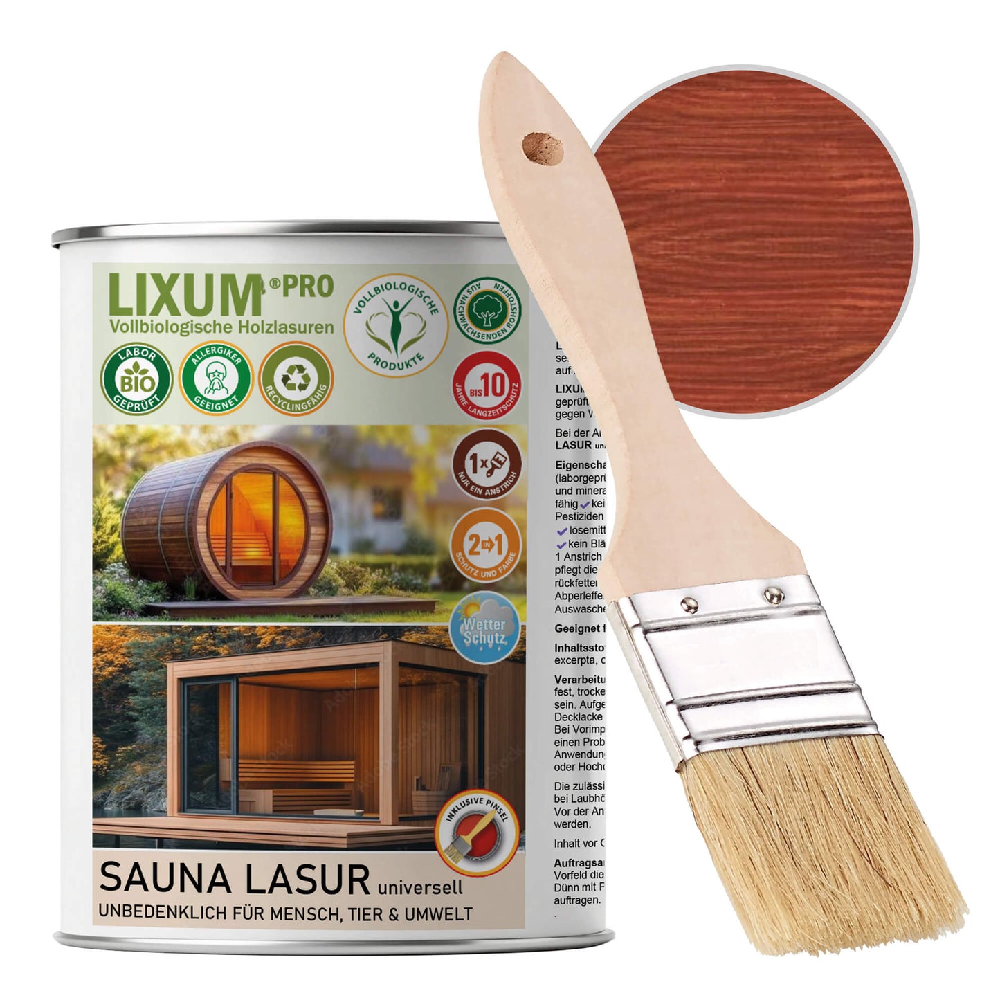LIXUM PRO - SAUNA LASUR universell