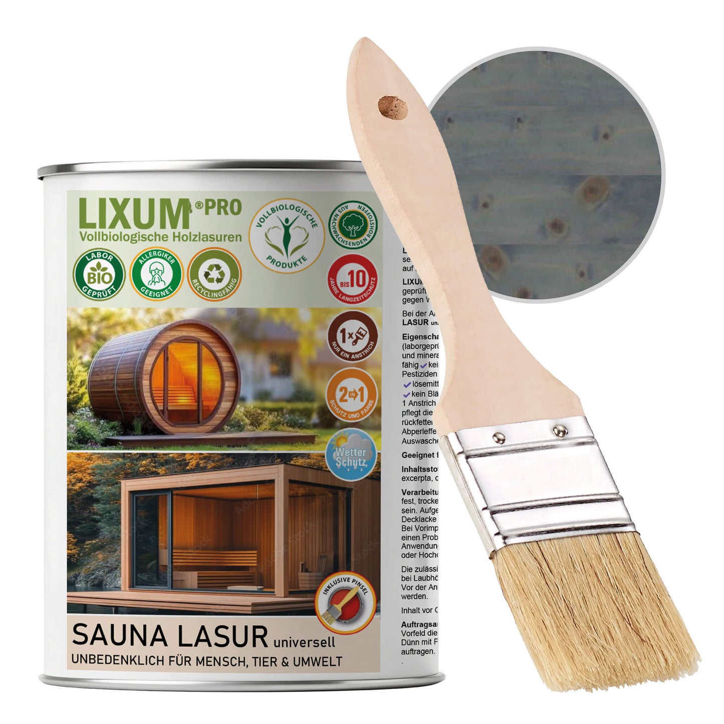 LIXUM PRO - SAUNA LASUR universell