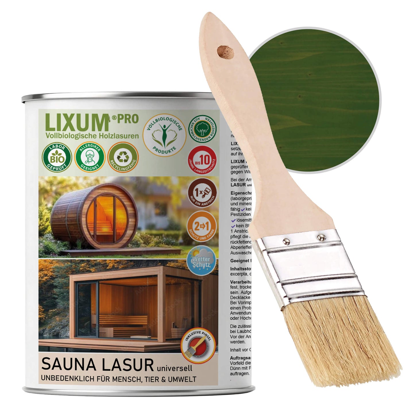 LIXUM PRO - SAUNA LASUR universell