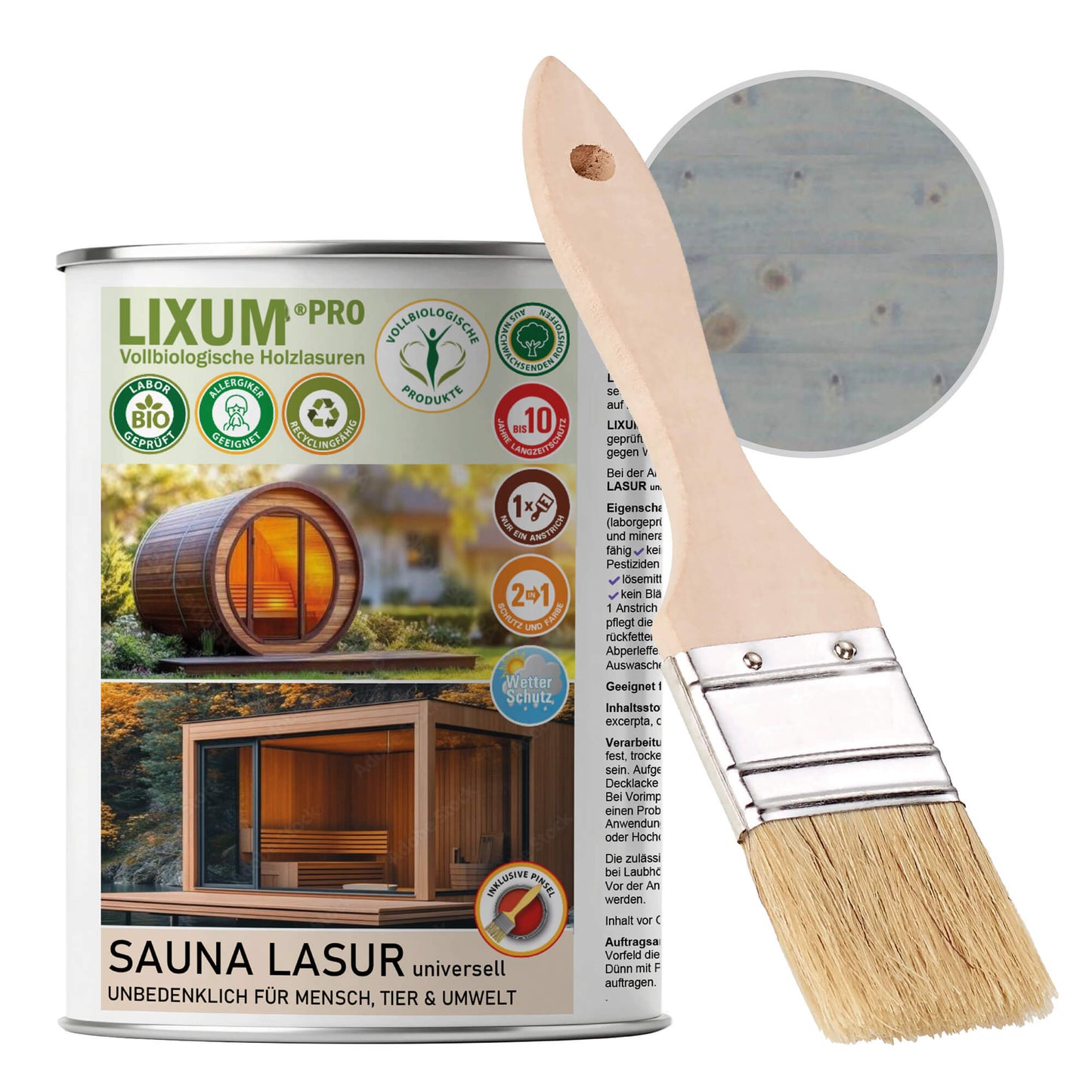 LIXUM PRO - SAUNA LASUR universell
