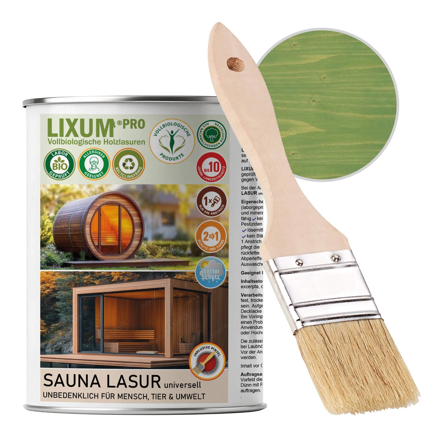 LIXUM PRO - SAUNA LASUR universell