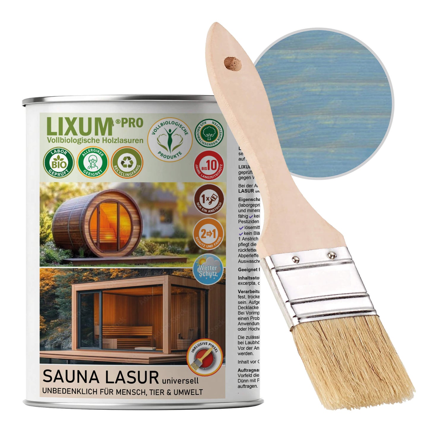 LIXUM PRO - SAUNA LASUR universell