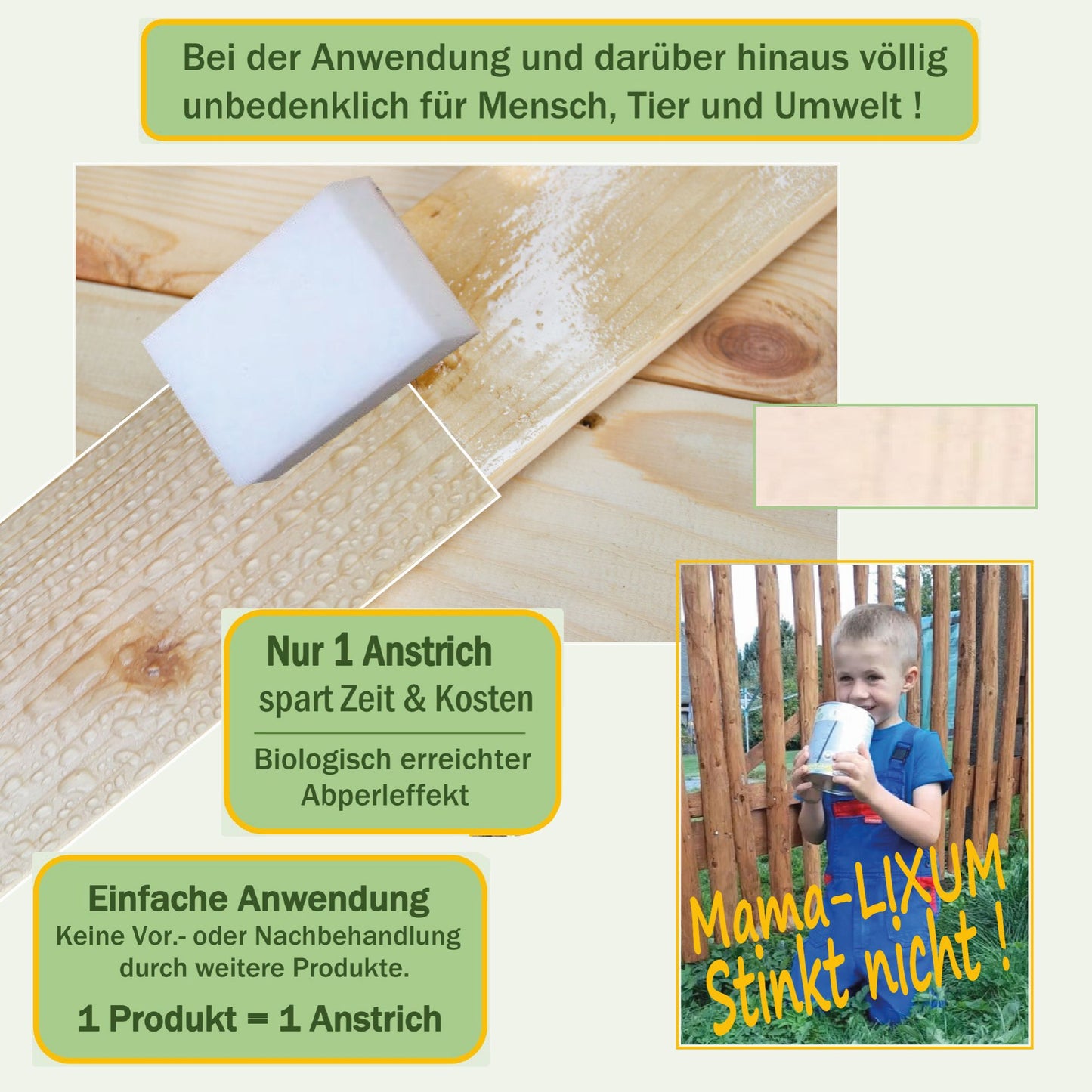 LIXUM PRO – 100% biologisches & natürliches Hartwachsöl universell Innenbereich