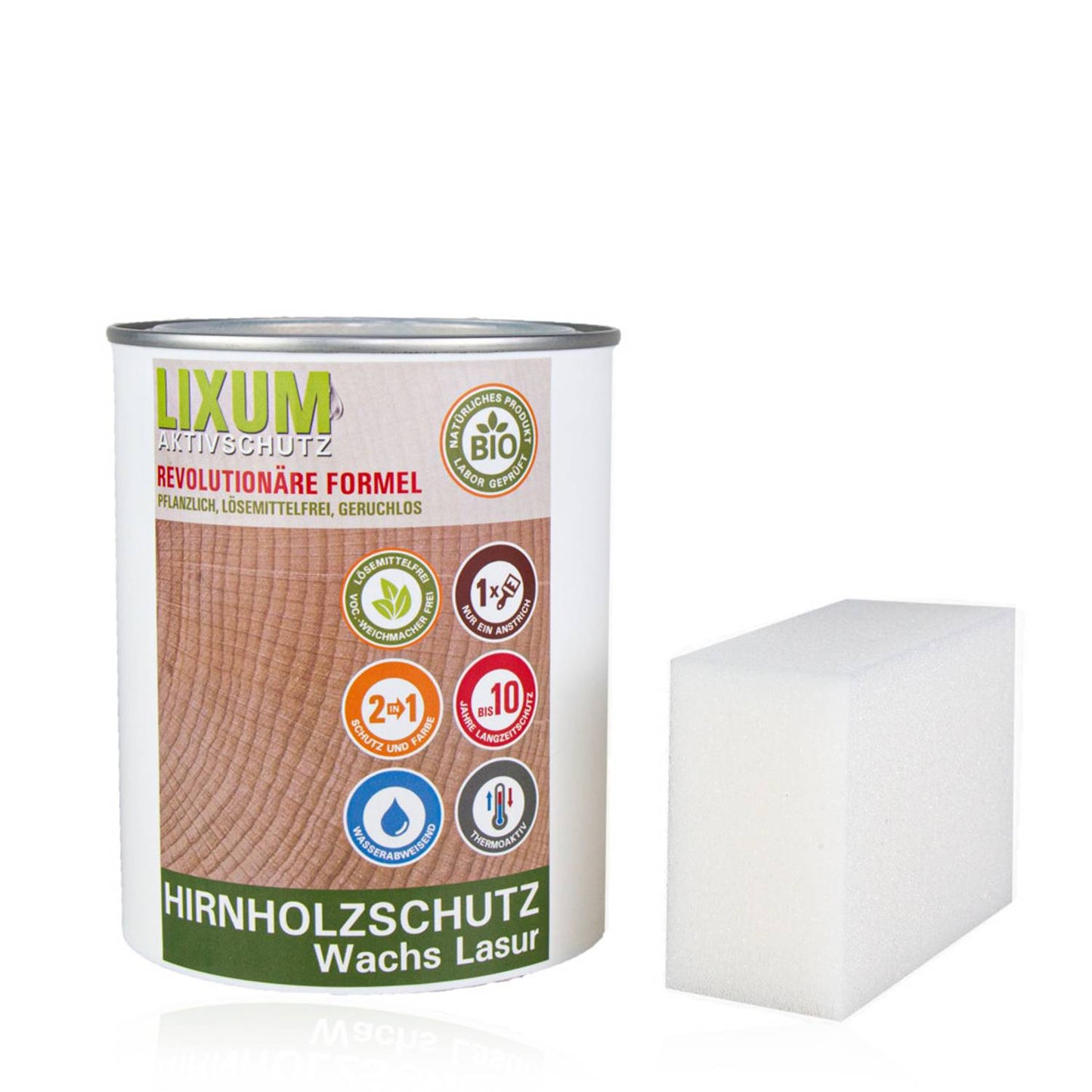LIXUM PRO Biologische Hirnholz Wachs Lasur