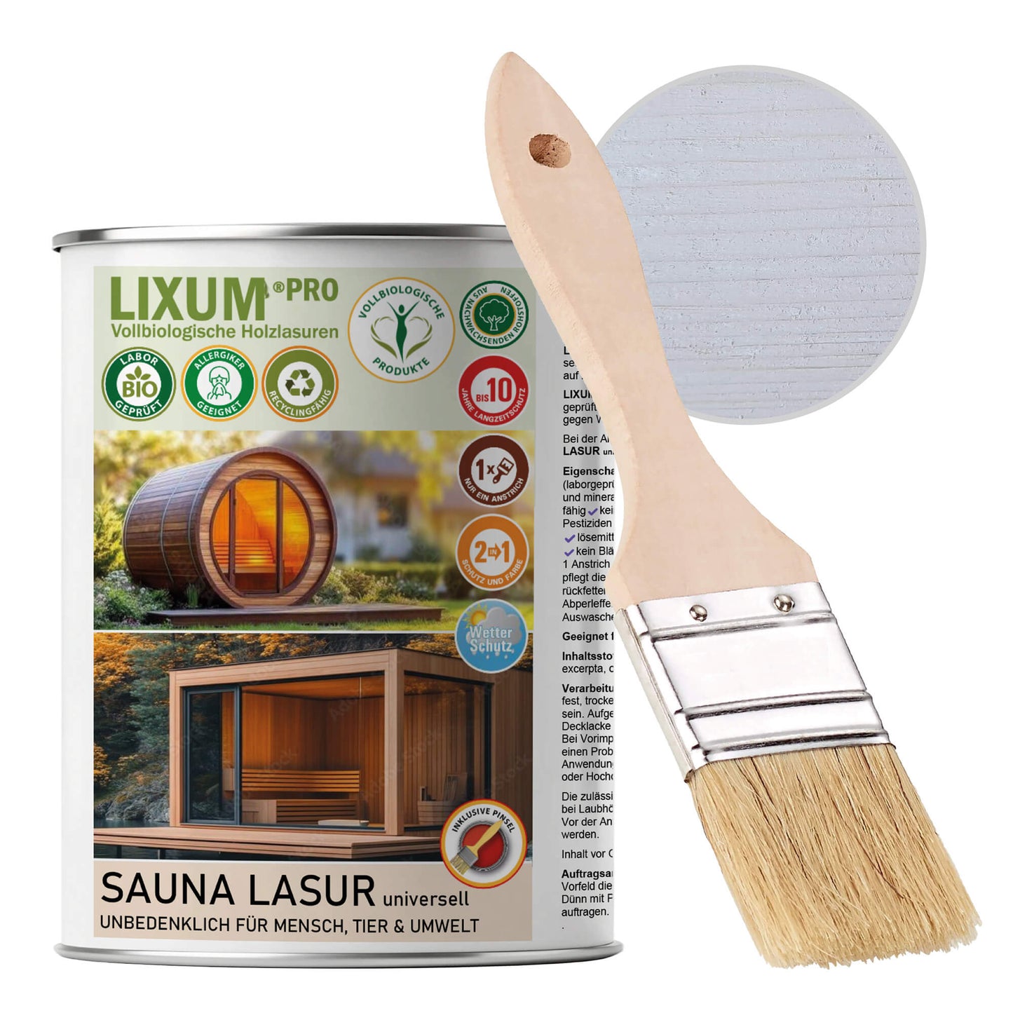 LIXUM PRO - SAUNA LASUR universell