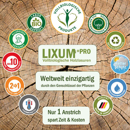 LIXUM PRO Biologische Futterzargen Holzlasur für Beuten