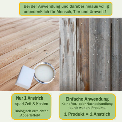 LIXUM Biologischer Terrassenholzschutz Holzlasur