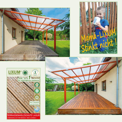 LIXUM Biologischer Terrassenholzschutz Holzlasur