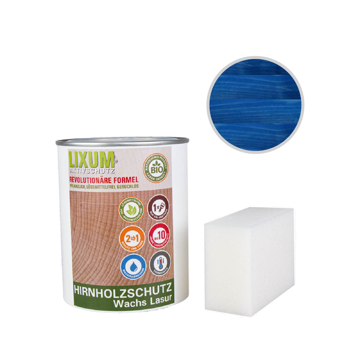 LIXUM PRO Biologische Hirnholz Wachs Lasur
