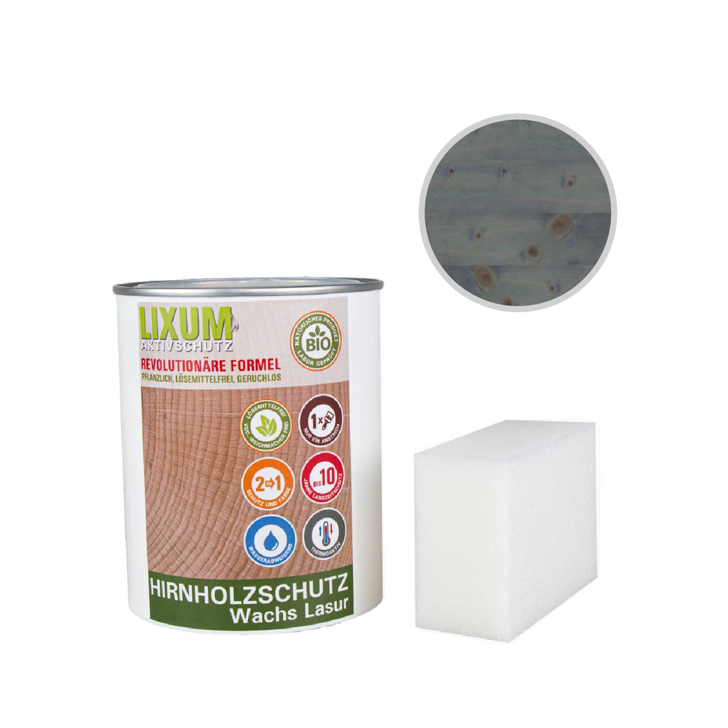 LIXUM PRO Biologische Hirnholz Wachs Lasur