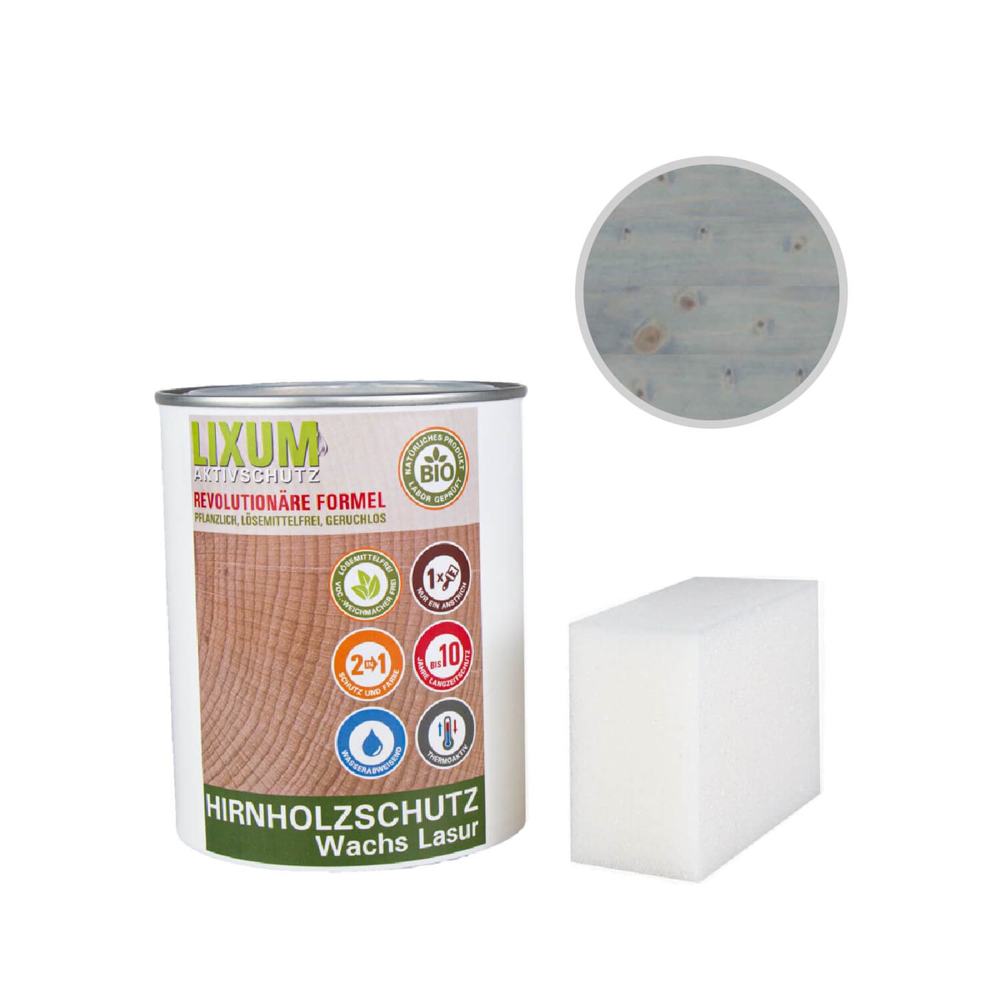 LIXUM PRO Biologische Hirnholz Wachs Lasur