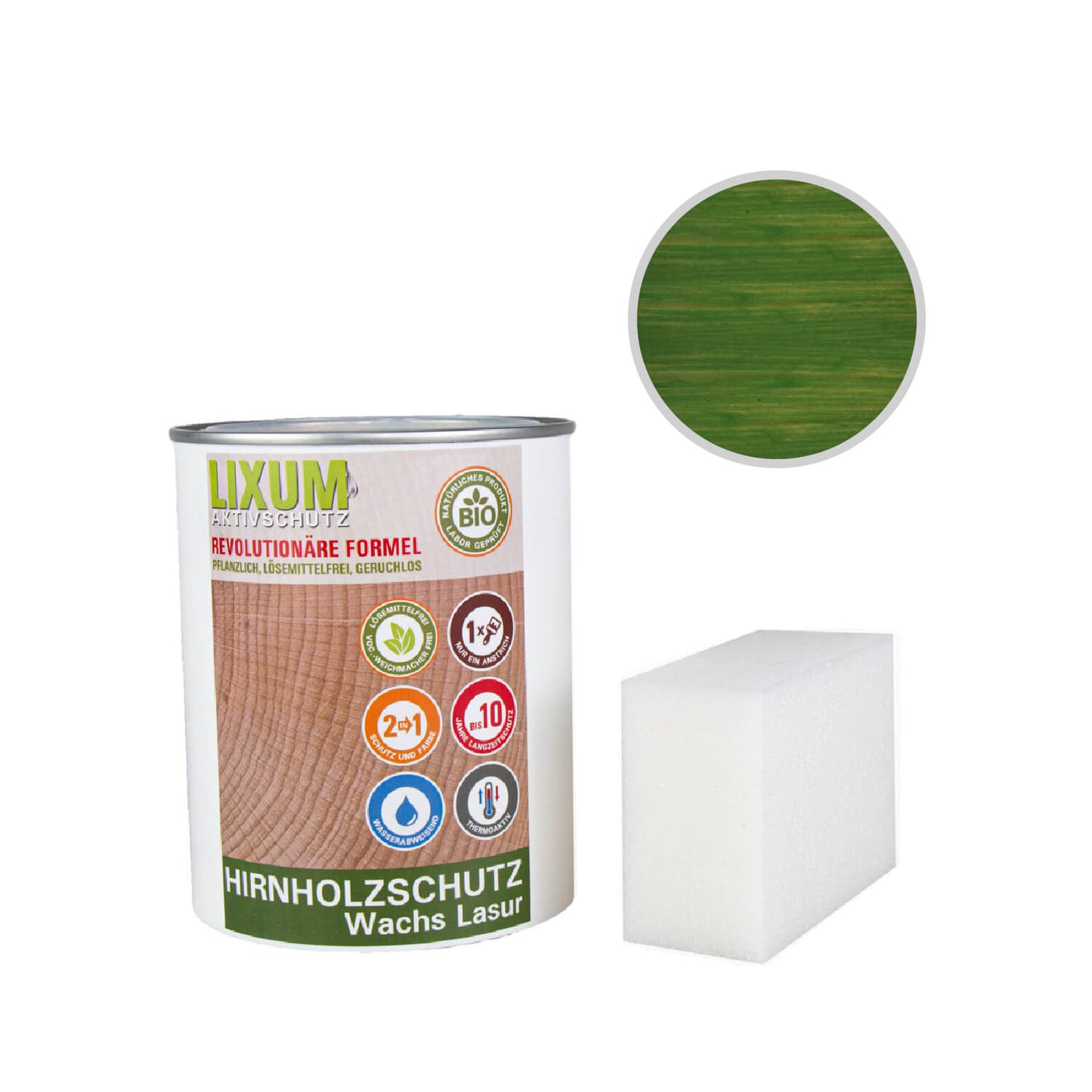 LIXUM PRO Biologische Hirnholz Wachs Lasur