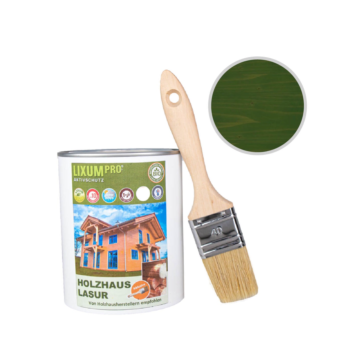 biológica tinte para madera para Casa de madera  y casa de bloque - Protección de madera y cuidado de madera para interiores y exteriores