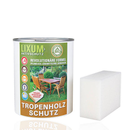 Biological wood protection tropical wood protection glaze universal - wood protection & wood care for outside
