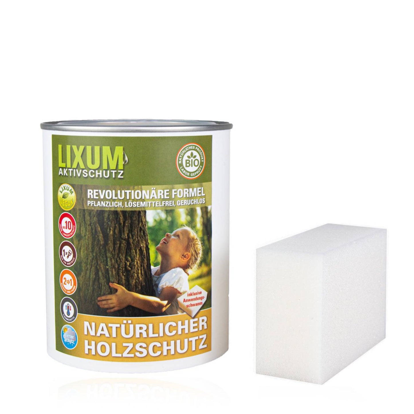 Glaze de protection biologique et naturel biologique en bois - Universal - Protection du bois et soins du bois pour l'extérieur