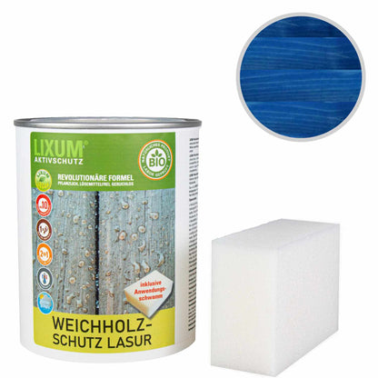 Biological wood protection softwood protection glaze universal - wood protection & wood care for outside