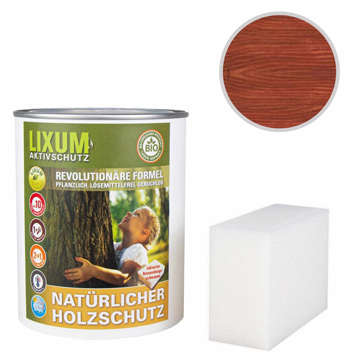 Esmalte de protección de madera orgánica biológica y natural - Universal - Protección de la madera y cuidado de la madera para el exterior