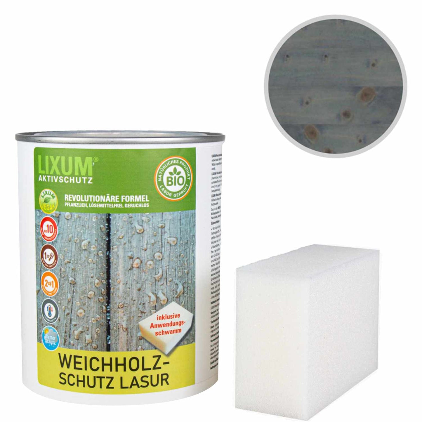 Biologischer Holzschutz Weichholzschutz Lasur universell - Holzschutz & Holzpflege für Außen