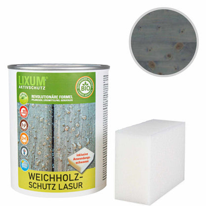 Protección biológica de la madera Glaze de protección de madera blanda - Larch - Protección de la madera y cuidado de la madera para el exterior