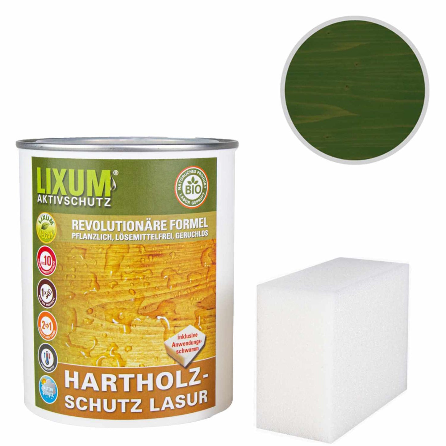 Biological wood protection hardwood protection glaze universal - wood protection & wood care for outside