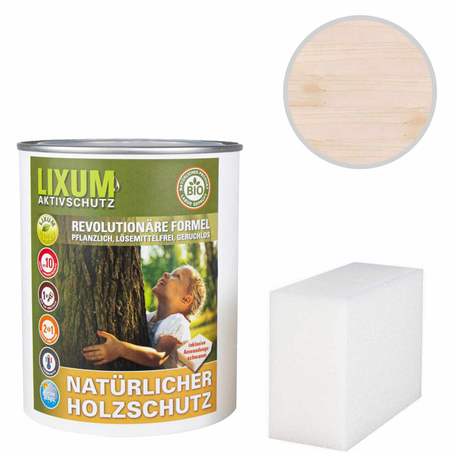 Biological & natural organic wood protection glaze - universal - wood protection & wood care for outside