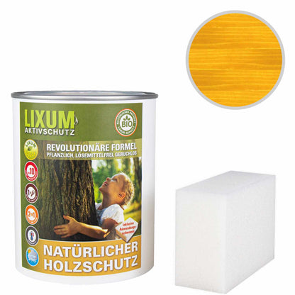 Biologische & Natürliche BIO Holzschutz Lasur - UNIVERSELL - Holzschutz & Holzpflege für Außen