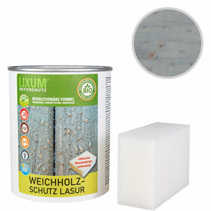 Biological wood protection softwood protection glaze - pasture - wood protection & wood care for outside